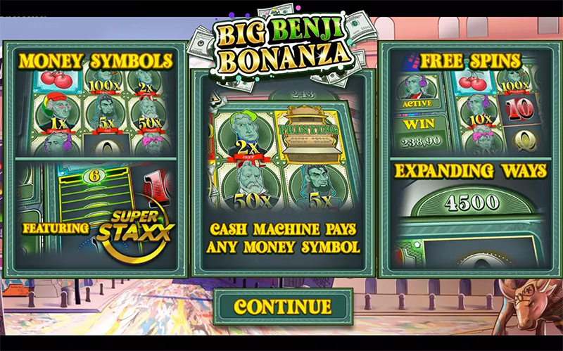 Jogabilidade do Big Benji Bonanza