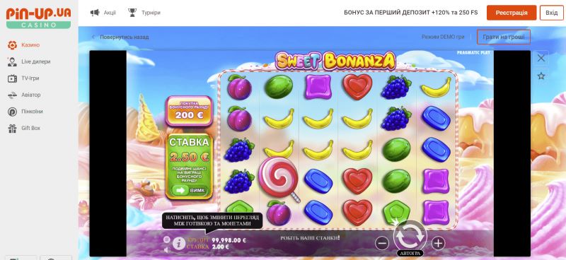 Pin-Up Bonanza Süßes Spiel